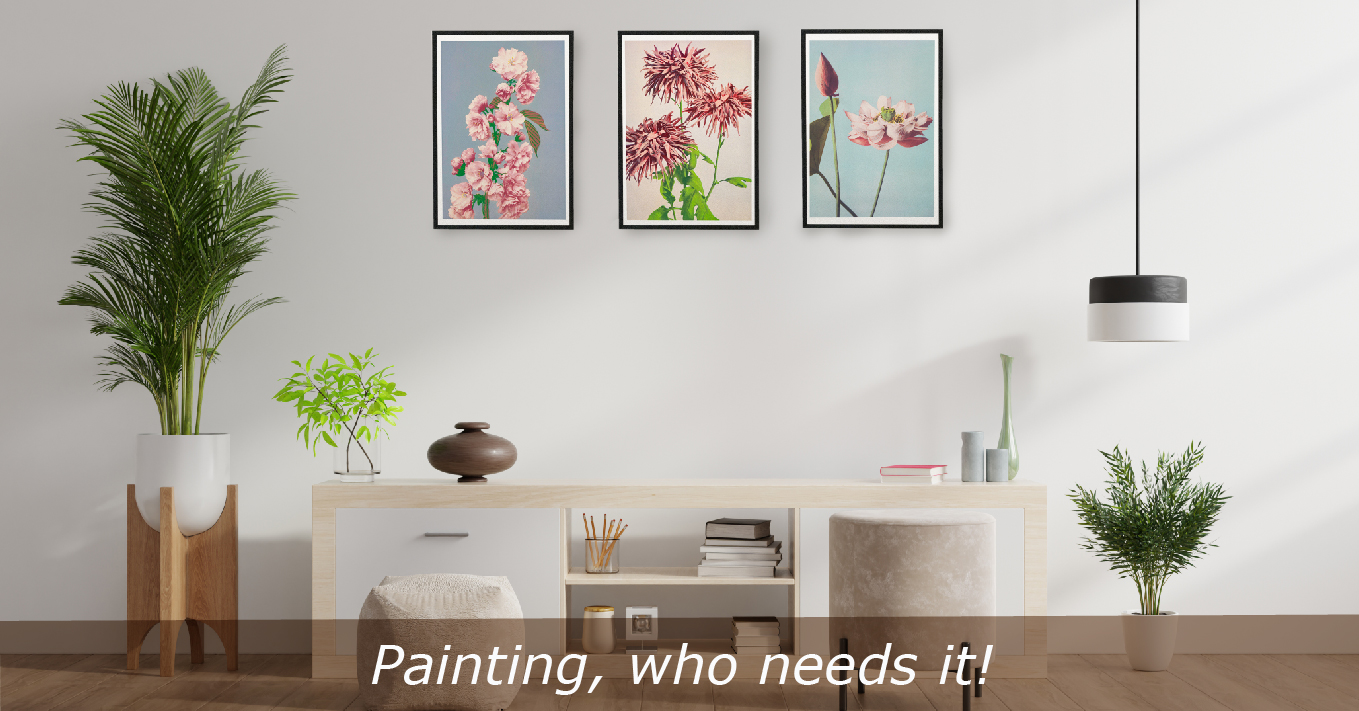 Painting, who needs it!<br>7 ways to brighten up your walls without paint