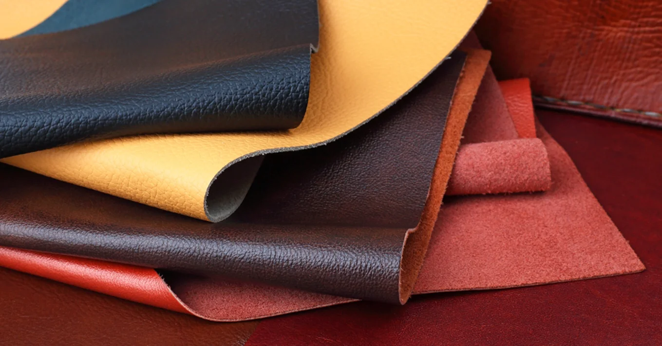 Sterling Developers  textured leather swatches